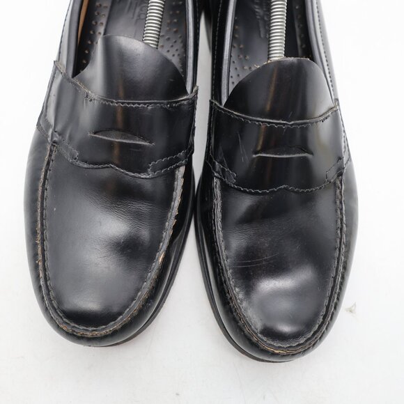 GH Bass Weejuns Loafers Men\'s Size 11 D Classic Black Leather Dress Shoes main image 11